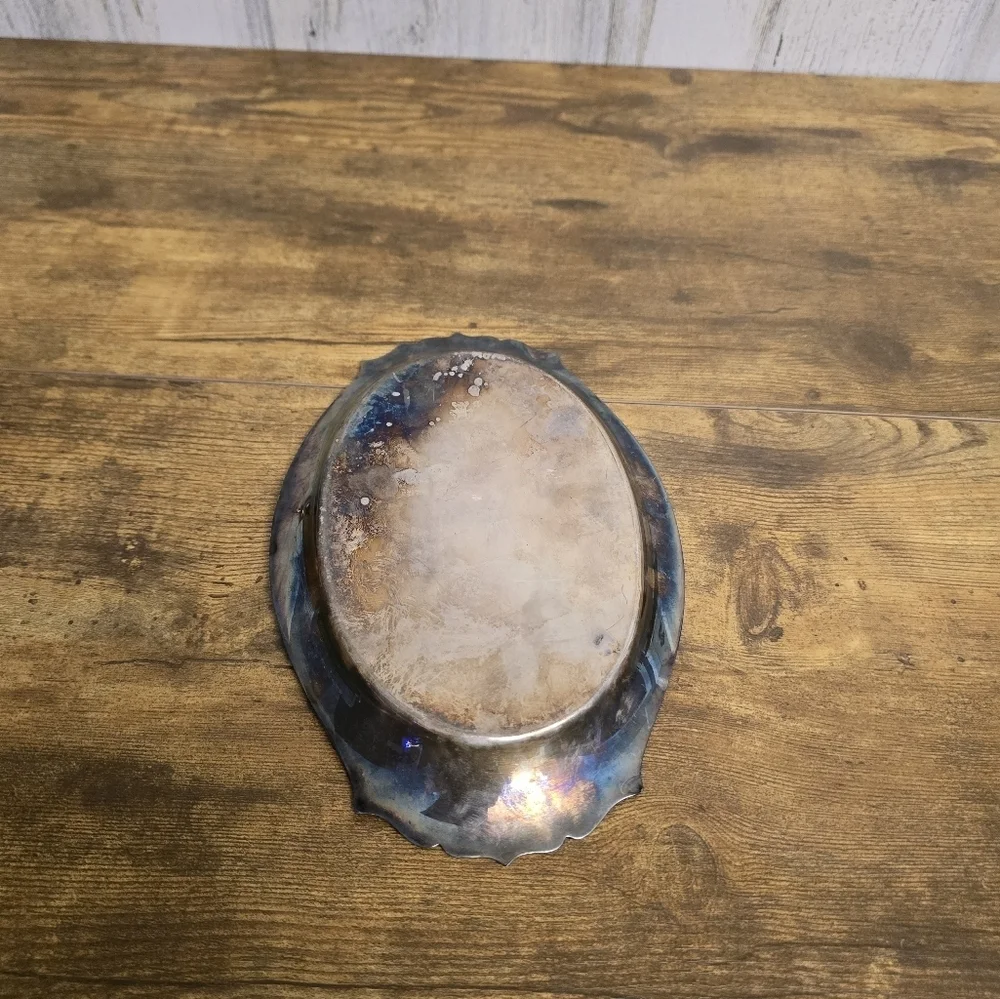 International silver company Silver Plated Oval Tray